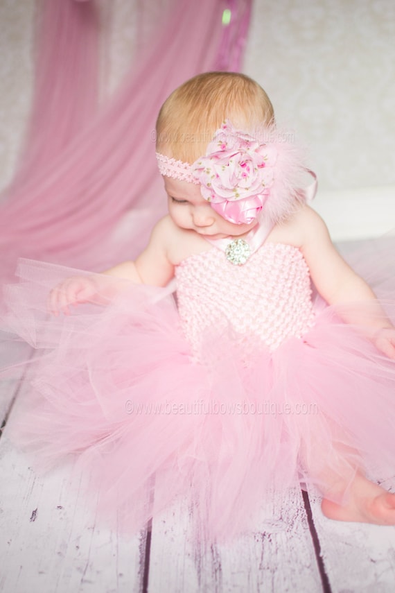 VENTE Robe tutu bébé rose clair unie, Tutu petite fille, Tutu bébé rose,  robe Tutu bébé fille, cadeau de baby shower, cadeau nouveau-né, Tutu  nouveau-né -  France