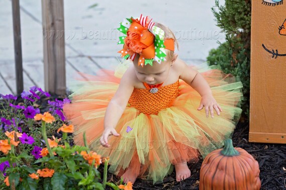 Pumpkin Tutu Outfit orange and Green Fall Tutu Dress pumpkin Baby Tutu Dress tutu Dresses newborn Pumpking Tutu baby Girls Fall Photo Prop Etsy Australia