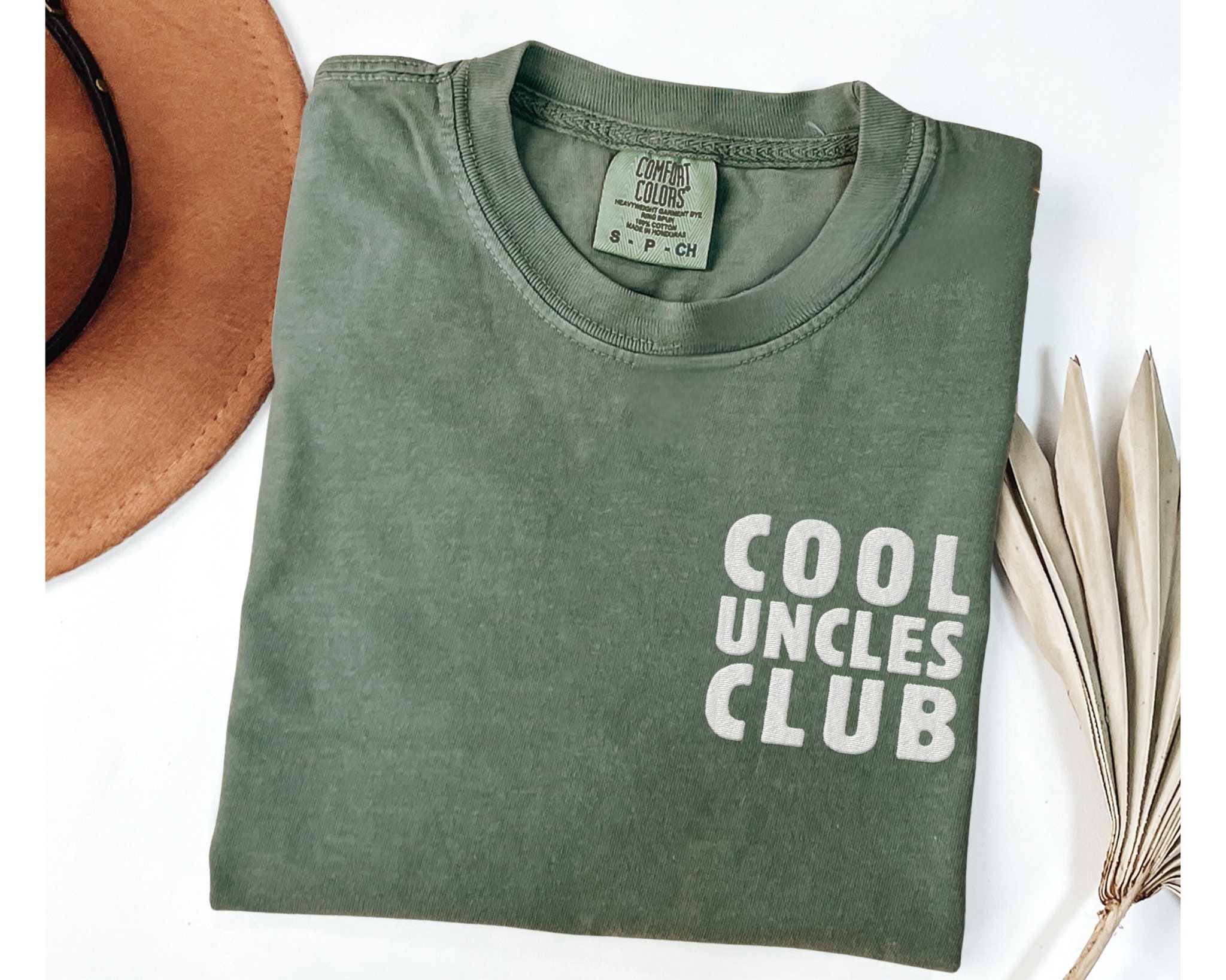 Embroidered Uncle Shirt Comfort Colors Funny Uncle Shirt Father
