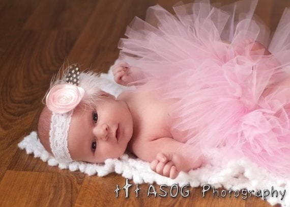 VENTE rose bébé infantile Tutu, nouveau-né bébé Tutu, tenue Tutu