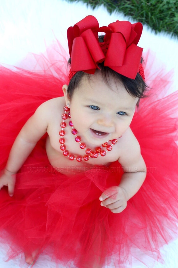 tutu rouge bebe