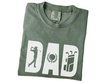 Golf Gifts for Men Gift from Kids Shirt for Man Golfing Tshirt Dad Christmas Gifts Golf T-shirt Husband Shirt Father's Day Son Gift Golf Dad