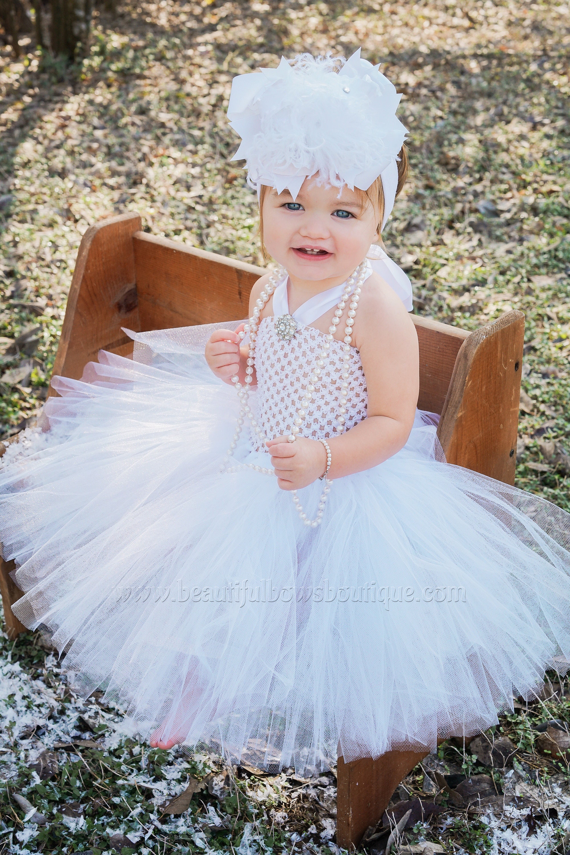 Robe tutu bébé blanc solide, tutu bébé fille, tutu bébé blanc, robe tutu  fille infantile, robe de demoiselle d'honneur, robe tulle bébé blanc enfant  en bas âge et arc -  Canada