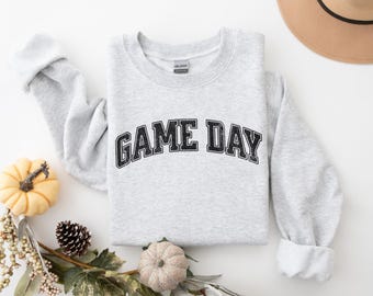 Game Day Sweatshirt Gameday Sweater Game Day Crewneck Unisex Gameday Shirt Varsity Retro Gameday Outfit Football Baseball Softball Gift