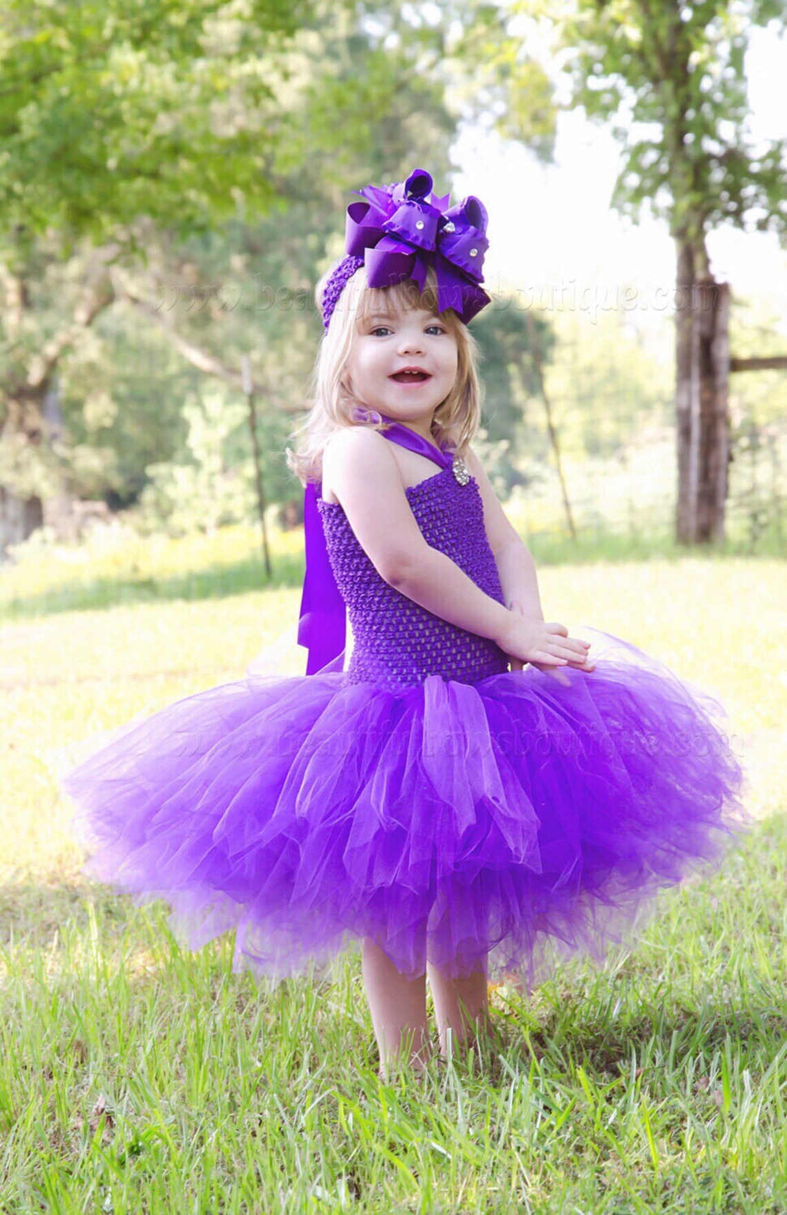 Purple Tutu Dresscrochet Toddler Tutu Dressbaby Tutu Etsy