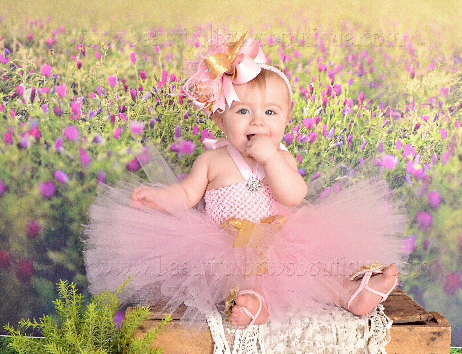 Pink and gold store baby tutu