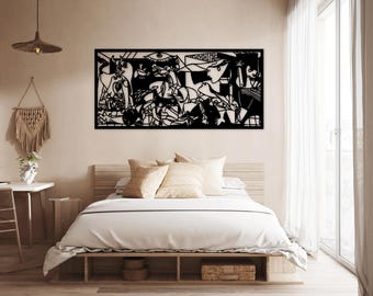 Guernica Laser Cut File: Picasso Cubism Wall Art SVG DXF (Digital Download)