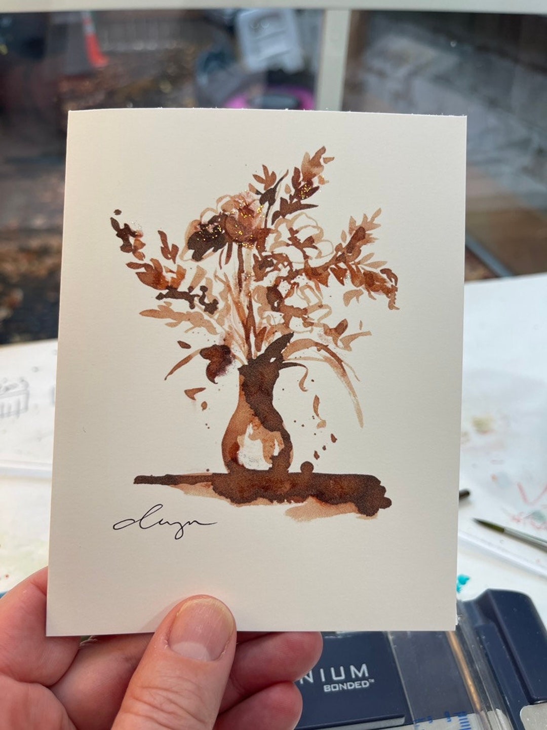 Set of 6 - Fall Floral - Greeting Cards - Etsy