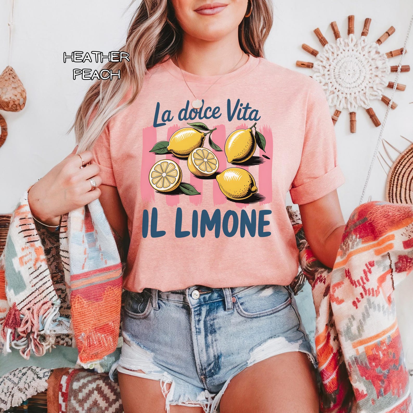La Dolce Vita Il Limone Shirt- Italian Lemon Sweet Life Graphic Tee ...
