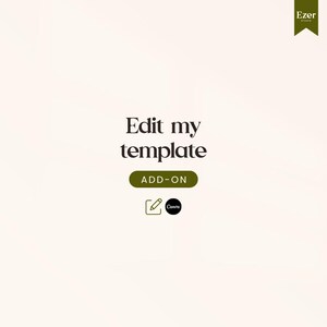 Edit my template Add-on
