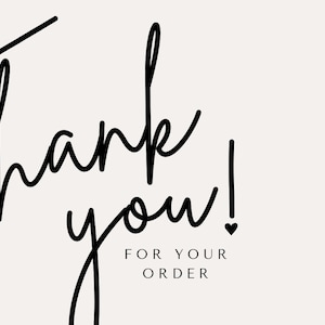 EDITABLE Business Thank You Card Design, Printable Card Design, DIY ...