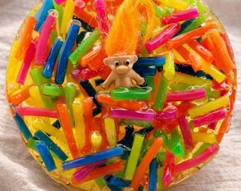 Pallet profumato Troll N Noodle rifondibile (5 pollici) / Strumento BFRB riutilizzabile per stuzzicare la pelle, strapparsi i capelli e mangiarsi le unghie / Fidge sensoriale