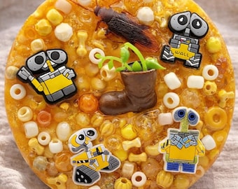 Pallet profumato WALL-E rimuovibile (5 pollici) / Strumento BFRB riutilizzabile per stuzzicare la pelle, strapparsi i capelli e mangiarsi le unghie / Fidget sensoriale