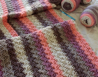 Crochet Zig Zag Etsy