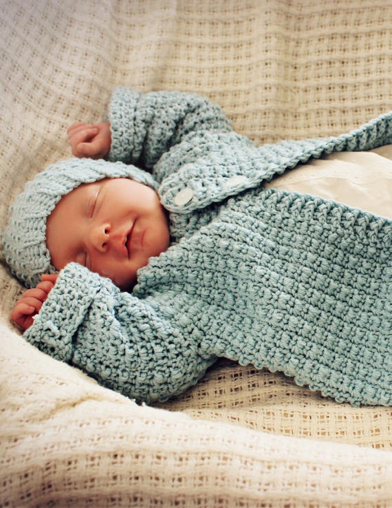 CROCHET PATTERN Textured Baby Cardigan Sizes 0-3 to 12-18 Months