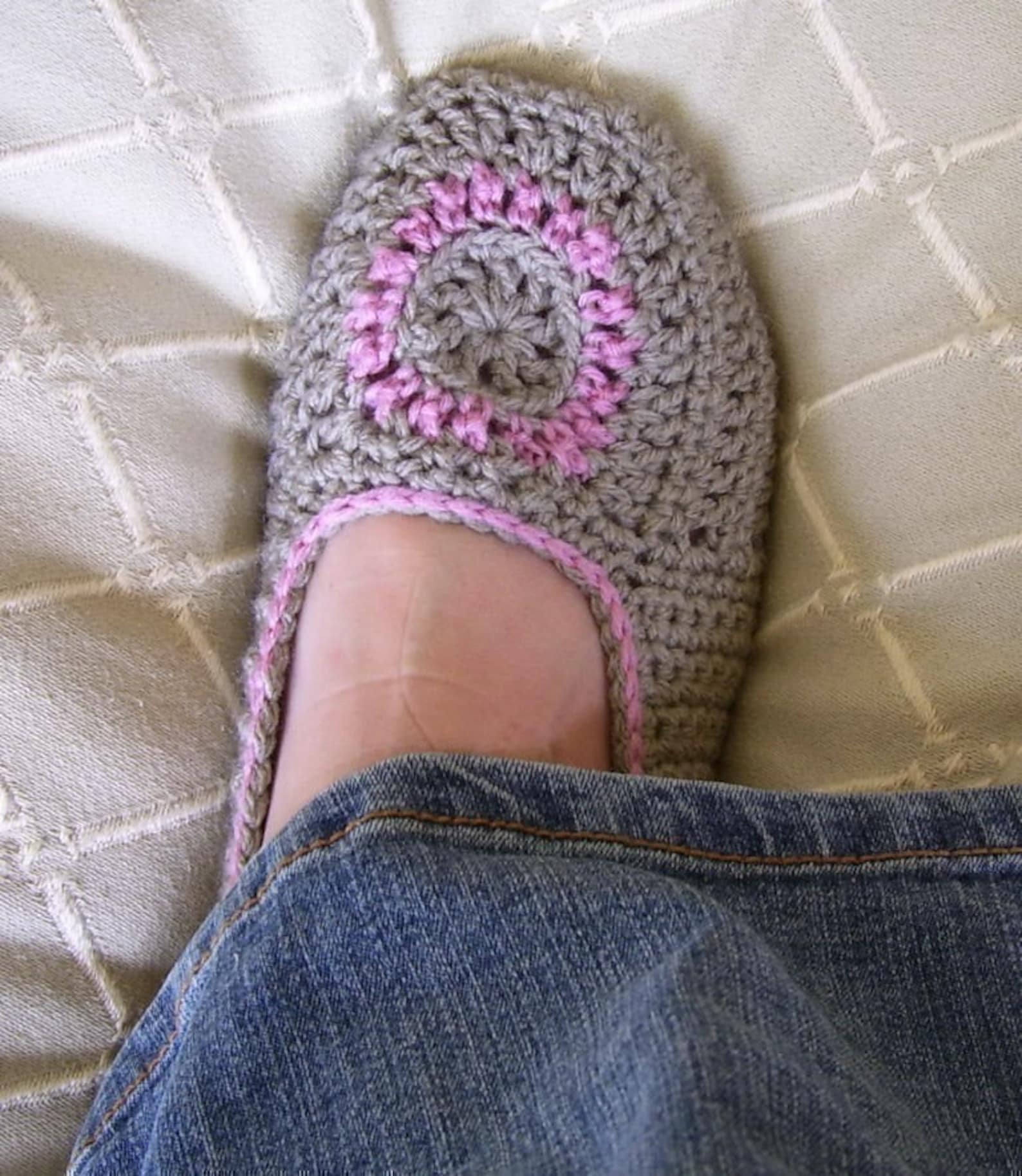 download now - crochet pattern spa of the moment ballet flats - pattern pdf