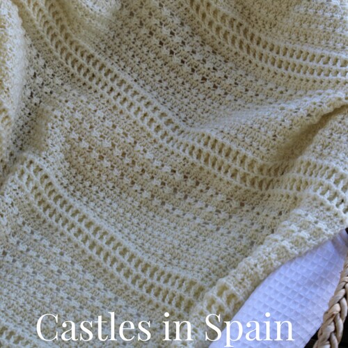 Download Now CROCHET PATTERN Castles in Spain Blanket Etsy