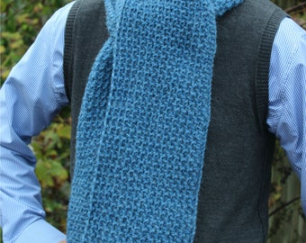 CROCHET PATTERN Gilbert Scarf - Make to Any Size - PDF Download