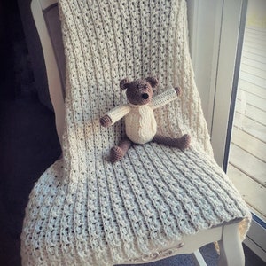 CROCHET PATTERN Quick as a Link Cable Blanket - PDF Download
