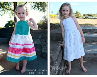 Download Now - CROCHET PATTERN Secret Garden Dress - Sizes 0-12 Years - Pattern PDF