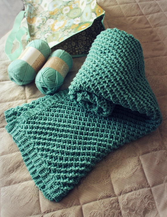 Reversible crochet blanket pattern sale