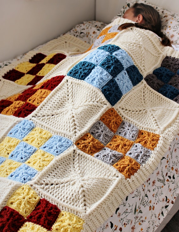 Patch blanket crochet sale