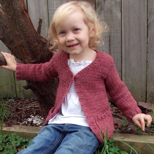 CROCHET PATTERN Autumn Cardigan - Sizes 0-5 Years - PDF Download