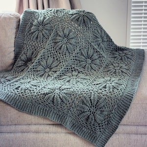 CROCHET PATTERN Thyme to Crochet Afghan - Make to Any Size - PDF Download