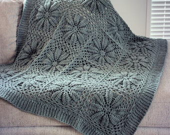 CROCHET PATTERN Thyme to Crochet Afghan - Make to Any Size - PDF Download