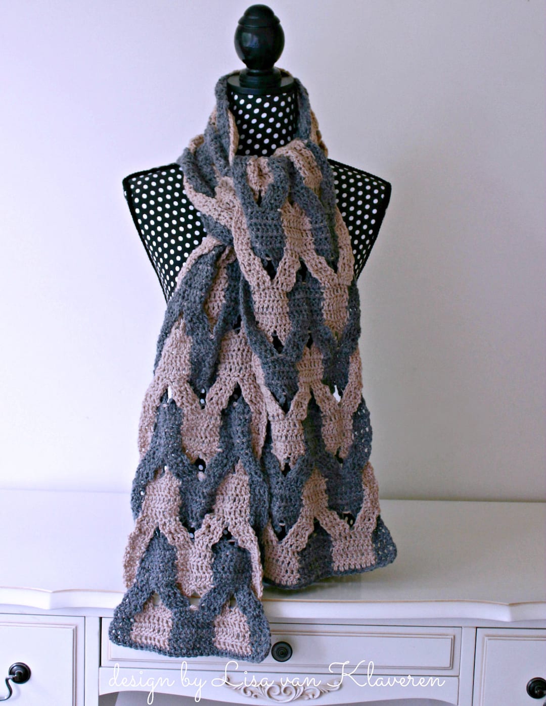 CROCHET PATTERN Interwoven Scarf - PDF Download - Etsy