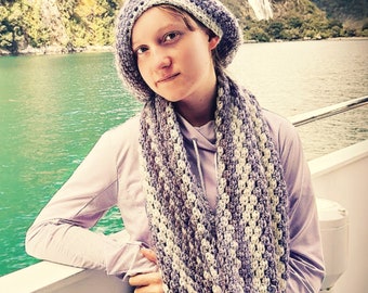 CROCHET PATTERN Adventure Awaits Cowl - Ladies Size Scarf - PDF Download