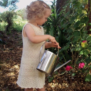 CROCHET PATTERN Simple A-Line Dress - Sizes Newborn to 12 Years - PDF Download