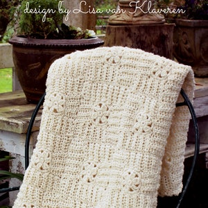 CROCHET PATTERN Carolina Throw - Make to Any Size - PDF Download