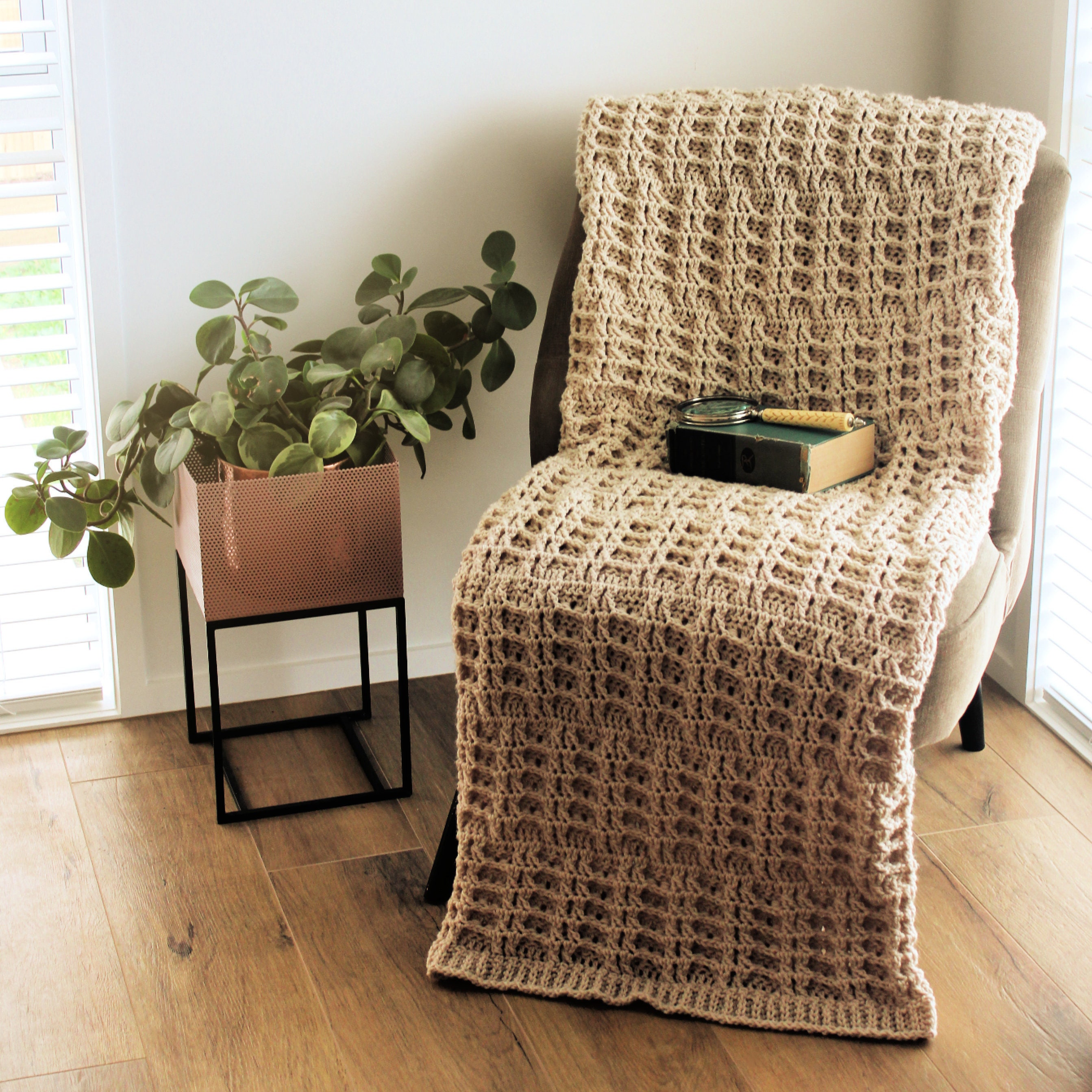 CROCHET PATTERN Novel Charm Throw - Make to Any Size - PDF Download - Etsy