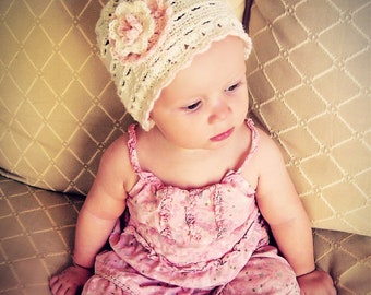 CROCHET PATTERN The Sydnee Rose Hat - PDF Download