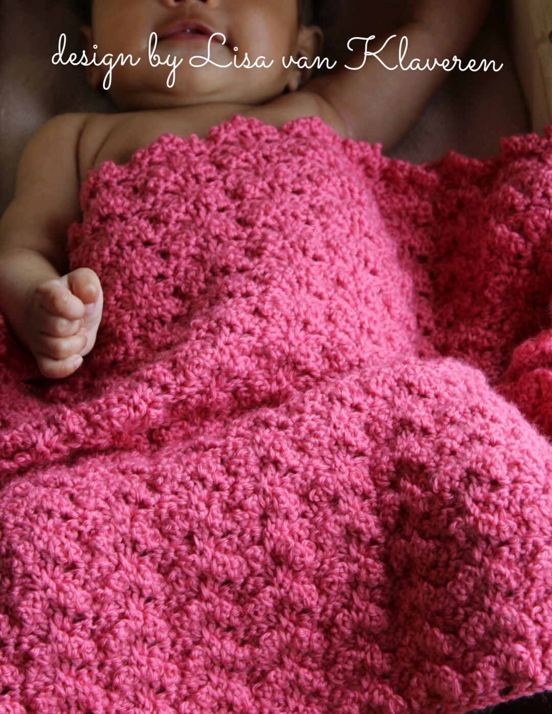 CROCHET PATTERN Sleeping Beauty Baby Blanket Make to Any Size PDF