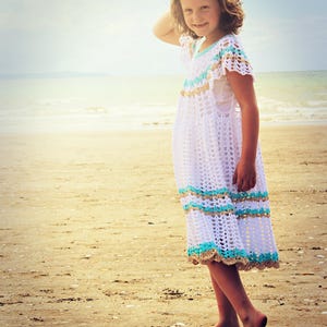 CROCHET PATTERN Floaty Dress - Sizes 6-12 mos up to Ladies X L - PDF Download