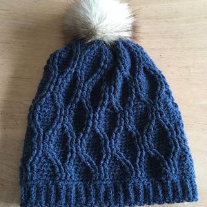 CROCHET PATTERN Cable Tryst Beanie Sizes Baby to Adult Ladies PDF Download image 2