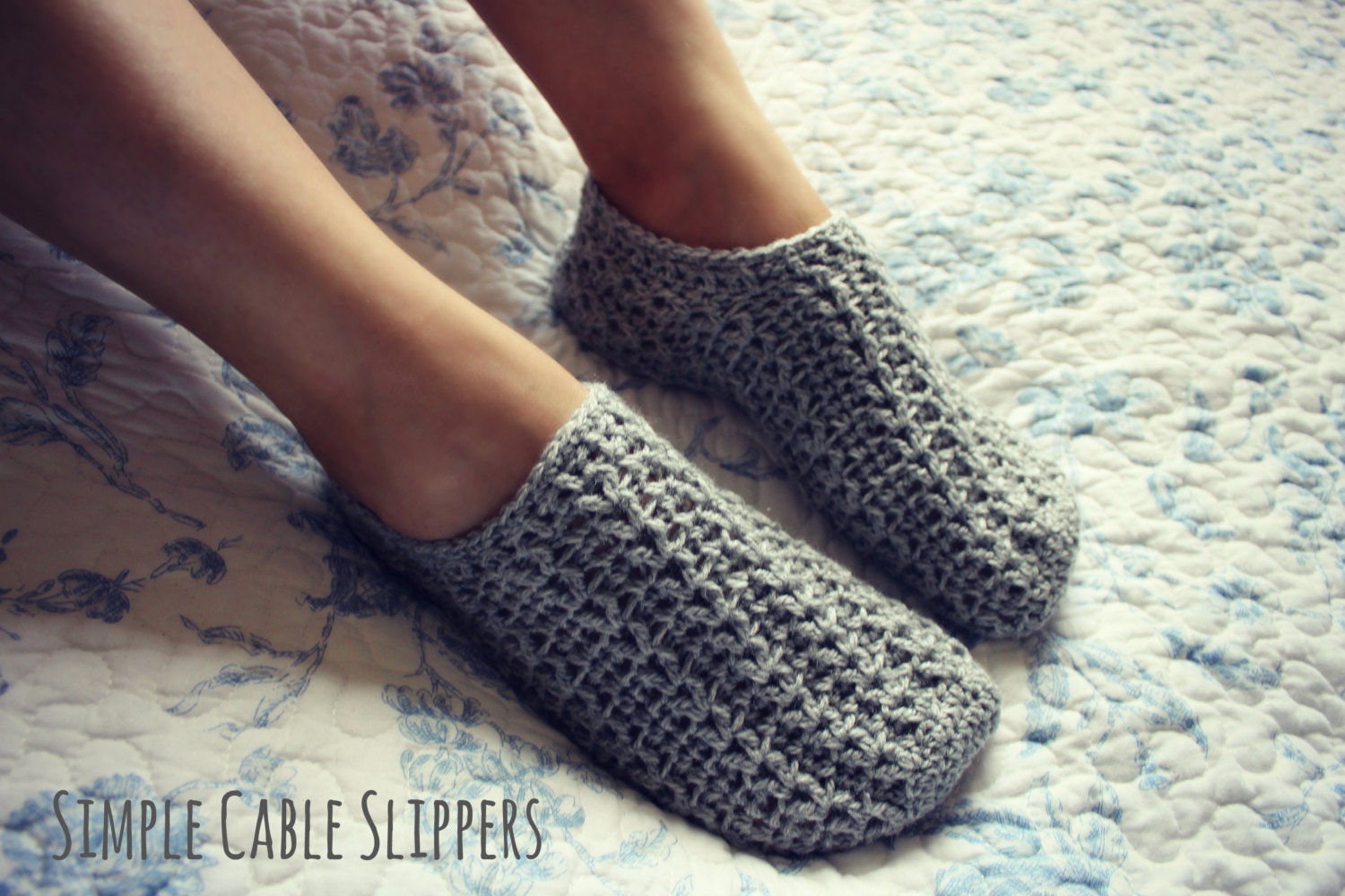 Honeycomb Cable Slipper Socks