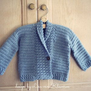 CROCHET PATTERN Ultimus Baby Cardigan Sizes 0-3 to 12-18 Months PDF ...