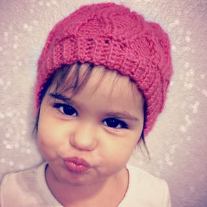 CROCHET PATTERN Cable Tryst Beanie Sizes Baby to Adult Ladies PDF Download image 3