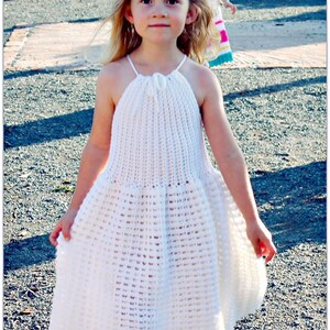 Download Now CROCHET PATTERN Secret Garden Dress Sizes 0-12 Years Pattern PDF image 4