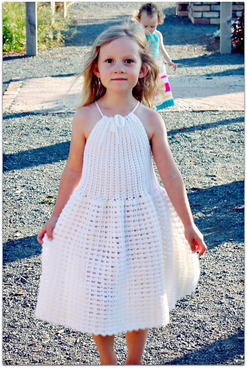 Download Now CROCHET PATTERN Secret Garden Dress Sizes 0-12 Years Pattern PDF image 4