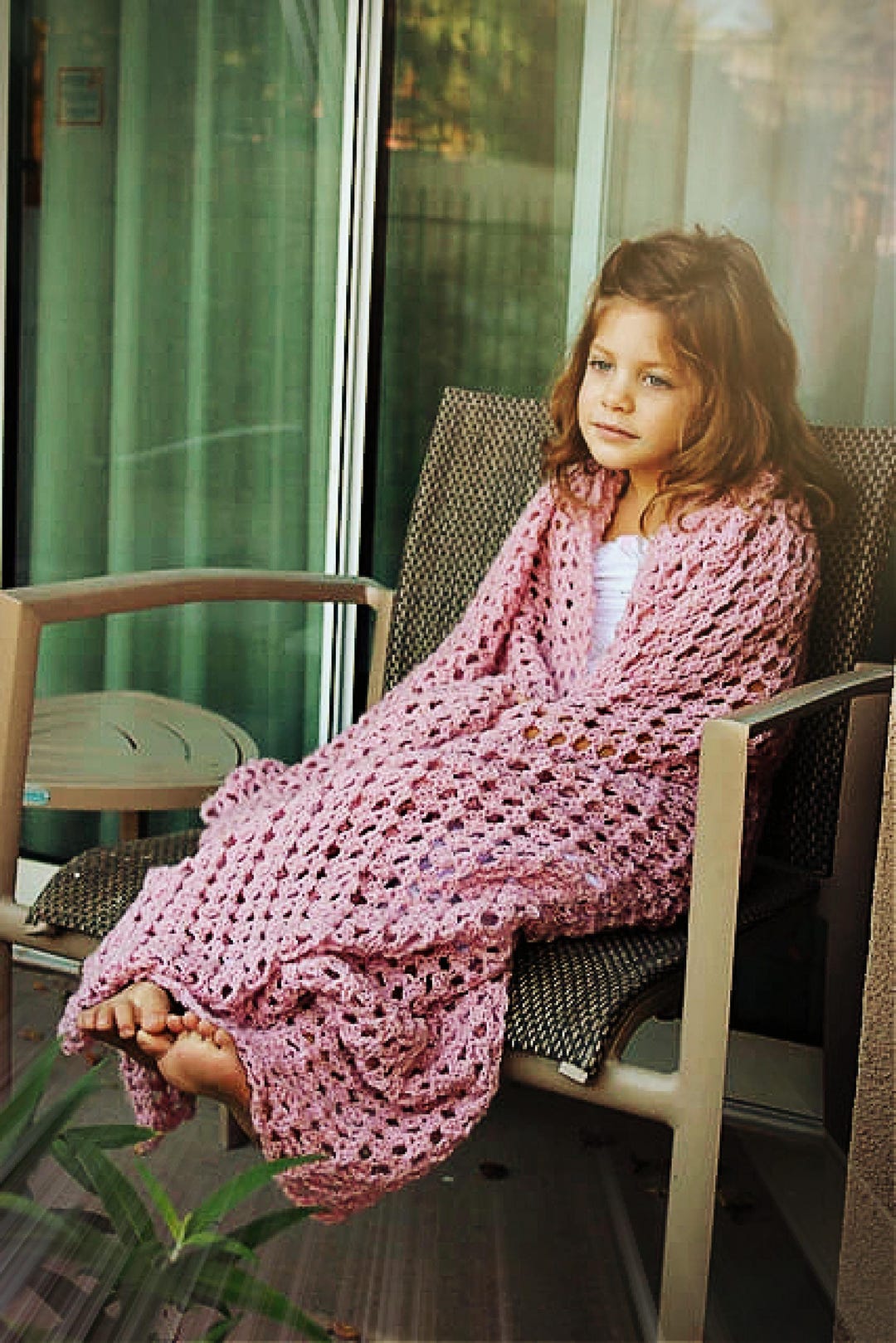 CROCHET PATTERN Dancing Shells Blanket - Make to Any Size - PDF ...