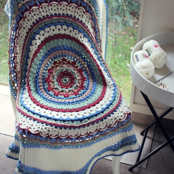 CROCHET PATTERN Among the Stars Afghan - PDF Download