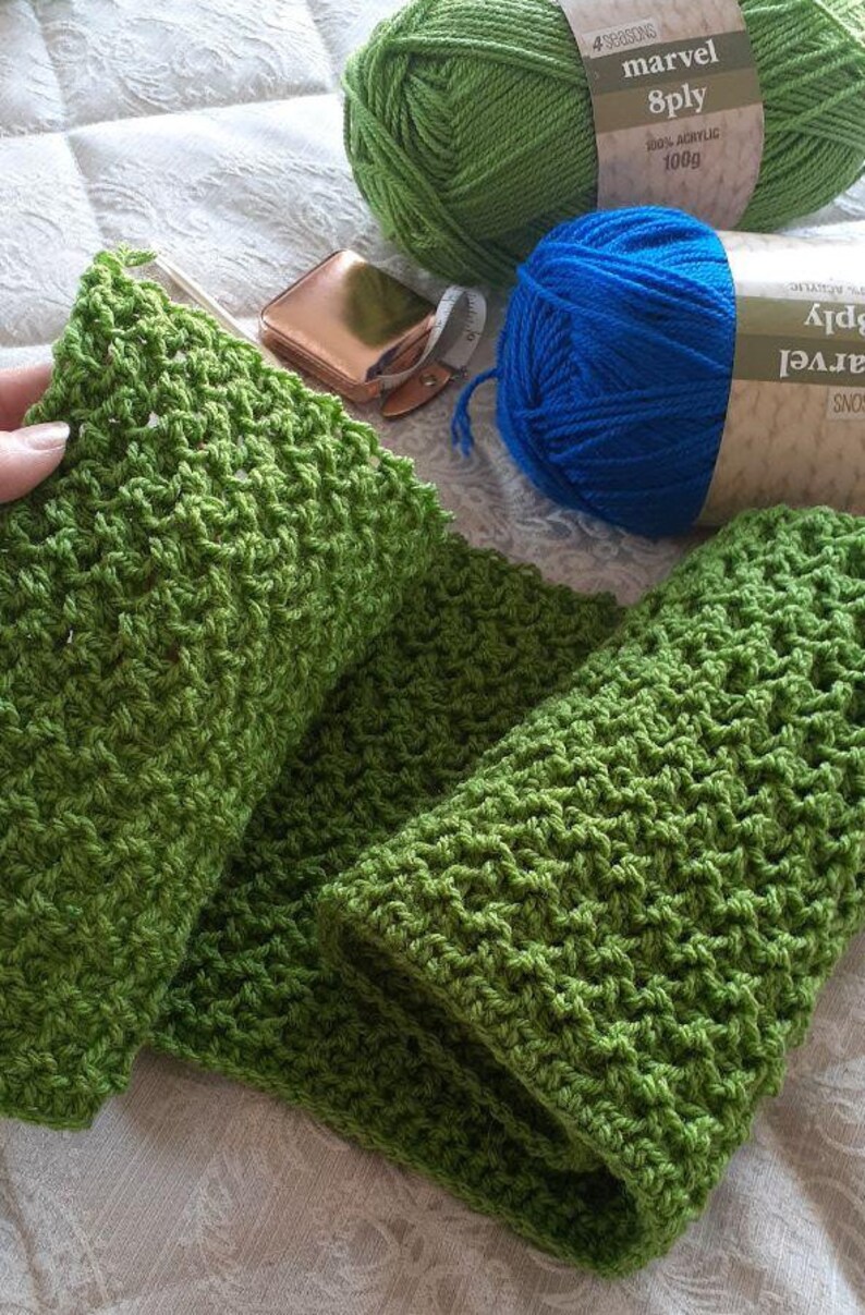 CROCHET PATTERN One Stitch Wonder - Stitch Tutorial - Make Blanket or Scarf of Any Size - PDF Download image 3