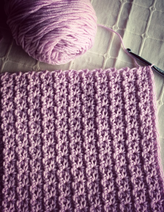 CROCHET PATTERN Faux Cable Blanket or Scarf Make to Any Size