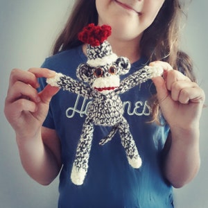 CROCHET PATTERN Mini Sockless Monkey - Amigurumi - PDF Download