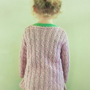 CROCHET PATTERN Mock Cable-Knit Cardigan Sweater Sizes Newborn to 12 Years PDF Download image 3