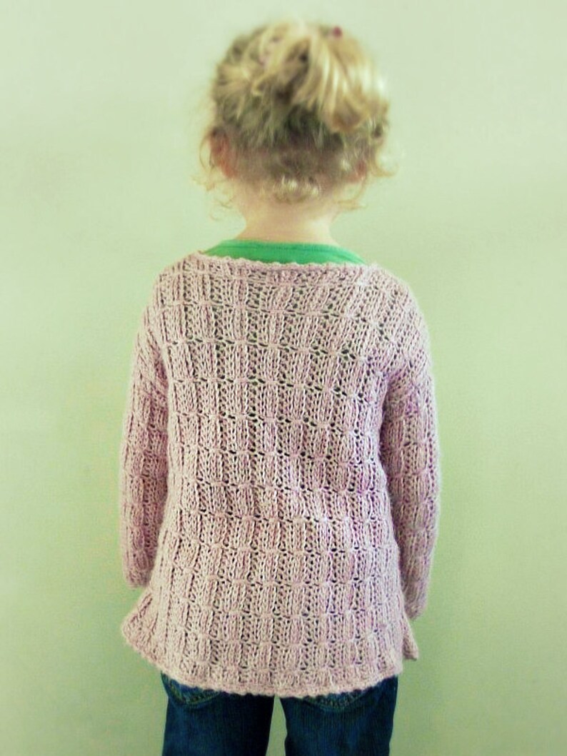 CROCHET PATTERN Mock Cable-Knit Cardigan Sweater Sizes Newborn to 12 Years PDF Download image 3